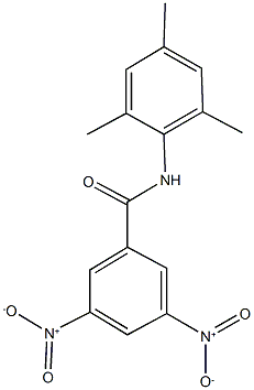 3,5-bisnitro-N-mesitylbenzamide Struktur