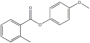 4-methoxyphenyl 2-methylbenzoate Struktur