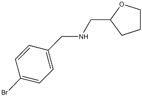 N-(4-bromobenzyl)-N-(tetrahydro-2-furanylmethyl)amine Struktur