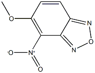 4-nitro-5-methoxy-2,1,3-benzoxadiazole Struktur