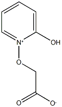 [(2-hydroxypyridinium-1-yl)oxy]acetate Struktur