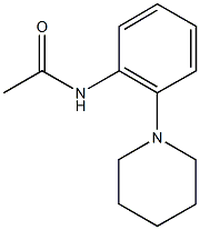 N-[2-(1-piperidinyl)phenyl]acetamide Struktur