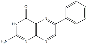 2-amino-6-phenyl-4(3H)-pteridinone Struktur