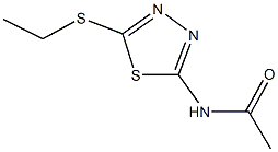 N-[5-(ethylsulfanyl)-1,3,4-thiadiazol-2-yl]acetamide Struktur