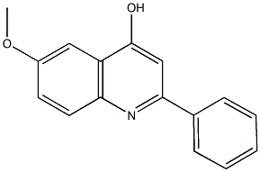 6-methoxy-2-phenyl-4-quinolinol Struktur