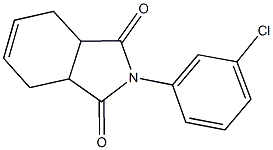 2-(3-chlorophenyl)-3a,4,7,7a-tetrahydro-1H-isoindole-1,3(2H)-dione Struktur