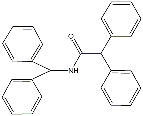 N-benzhydryl-2,2-diphenylacetamide Struktur