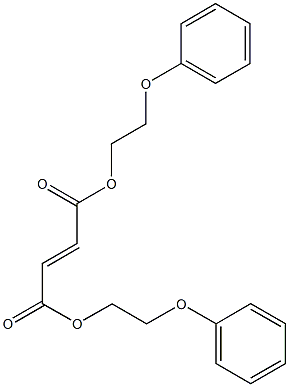 bis(2-phenoxyethyl) 2-butenedioate Struktur