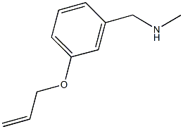 N-[3-(allyloxy)benzyl]-N-methylamine Struktur