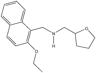 N-[(2-ethoxy-1-naphthyl)methyl]-N-(tetrahydro-2-furanylmethyl)amine Struktur