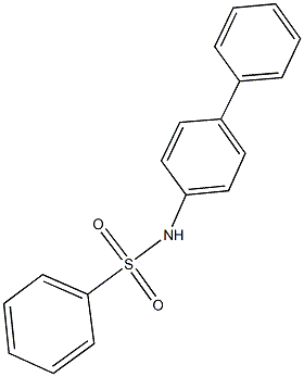 N-[1,1'-biphenyl]-4-ylbenzenesulfonamide Struktur