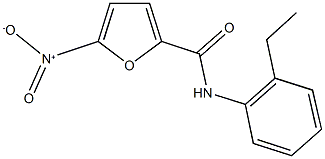 N-(2-ethylphenyl)-5-nitro-2-furamide Struktur