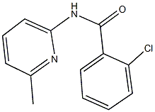 2-chloro-N-(6-methyl-2-pyridinyl)benzamide Struktur