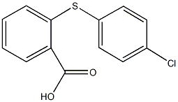 2-[(4-chlorophenyl)sulfanyl]benzoic acid Struktur