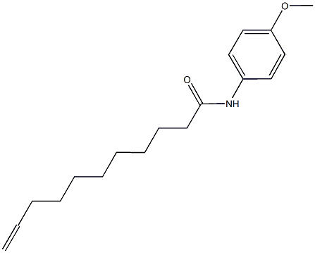 N-(4-methoxyphenyl)undec-10-enamide Struktur