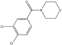 4-(3,4-dichlorobenzoyl)morpholine Struktur