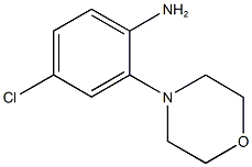 4-chloro-2-(4-morpholinyl)phenylamine Struktur