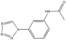 N-[3-(1H-tetraazol-1-yl)phenyl]acetamide Struktur