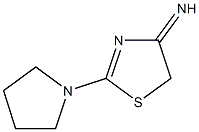 2-(1-pyrrolidinyl)-1,3-thiazol-4(5H)-imine Struktur