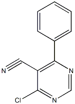 4-chloro-6-phenyl-5-pyrimidinecarbonitrile Struktur