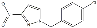 1-(4-chlorobenzyl)-3-nitro-1H-pyrazole Struktur