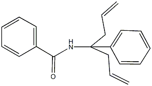 N-(1-allyl-1-phenyl-3-butenyl)benzamide Struktur