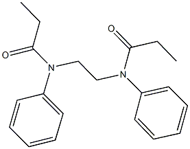 N-phenyl-N-[2-(propionylanilino)ethyl]propanamide Struktur