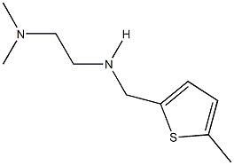 N-[2-(dimethylamino)ethyl]-N-[(5-methyl-2-thienyl)methyl]amine Struktur