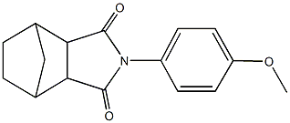 4-(4-methoxyphenyl)-4-azatricyclo[5.2.1.0~2,6~]decane-3,5-dione Struktur