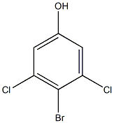 4-bromo-3,5-dichlorophenol Struktur