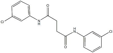 N~1~,N~4~-bis(3-chlorophenyl)succinamide Struktur