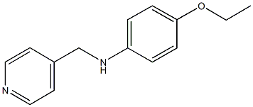 N-(4-ethoxyphenyl)-N-(4-pyridinylmethyl)amine Struktur