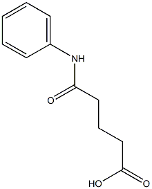 5-anilino-5-oxopentanoic acid Struktur