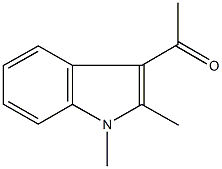 1-(1,2-dimethyl-1H-indol-3-yl)ethanone Struktur