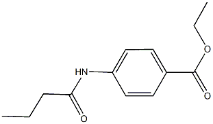 ethyl 4-(butyrylamino)benzoate Struktur