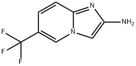 6-(trifluoromethyl)H-imidazo[1,2-a]pyridin-2-amine Struktur