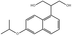 2-(6-Isopropoxynaphthalen-1-Yl)Propane-1,3-Diol Struktur