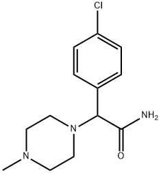 2-(4-Chlorophenyl)-2-(4-Methylpiperazin-1-Yl)Acetamide Struktur