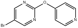 5-BROMO-2-(PYRIDIN-4-YLOXY)-PYRIMIDINE Struktur