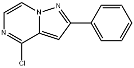 4-CHLORO-2-PHENYLPYRAZOLO[1.5-A]PYRAZINE Struktur