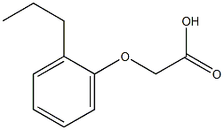 2-(2-propylphenoxy)acetic acid Struktur