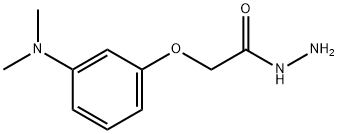 2-[3-(dimethylamino)phenoxy]acetohydrazide Struktur