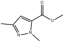 1H-PRRAZOLE-5-CARBOXYLIC ACID ,1,3-DIMETHYL METHYL ESTER Struktur