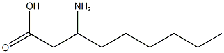 3-Aminononanoic acid Struktur