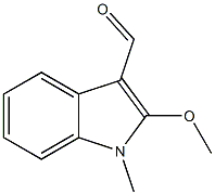 2-methoxy-1-methyl-1H-indole-3-carbaldehyde Struktur