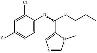 (Z)-(propyl N-(2,4-dichlorophenyl)-1-methyl-1H-imidazole-5-carboximidate) Struktur