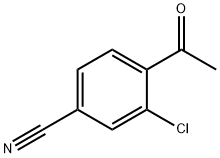 4-acetyl-3-chlorobenzonitrile Struktur