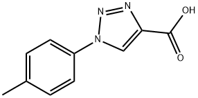 1-(4-methylphenyl)-1H-1,2,3-triazole-4-carboxylic acid Struktur