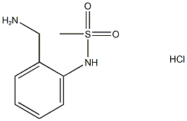 2-(Methylsulfonylamino)benzylamine Hydrochloride Struktur