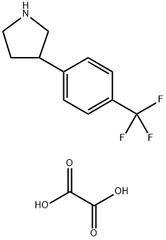 3-[4-(Trifluoromethyl)Phenyl]Pyrrolidine Oxalate Struktur